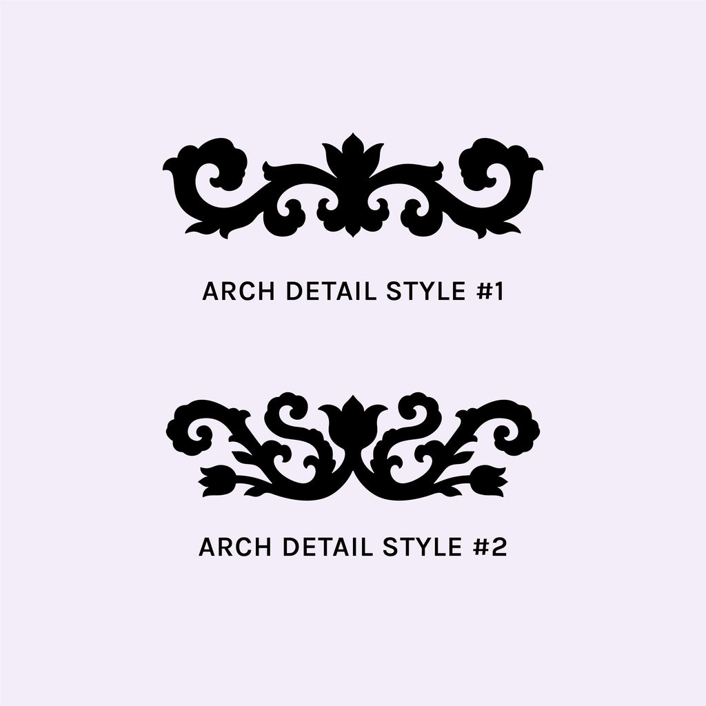 30cm Step Shelf Ornate Medieval Flat Pack Display Shelves