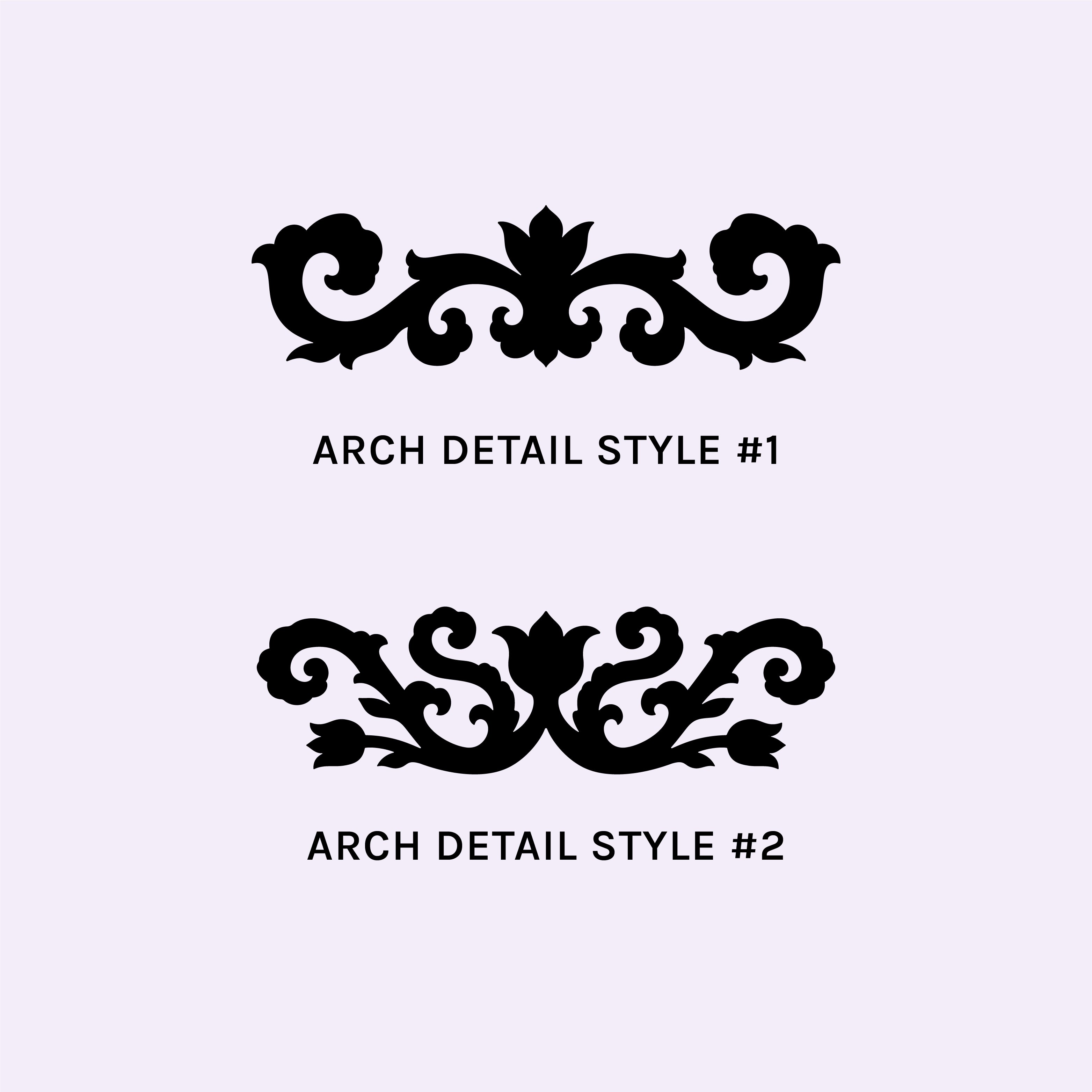 30cm Step Shelf Ornate Medieval Flat Pack Display Shelves