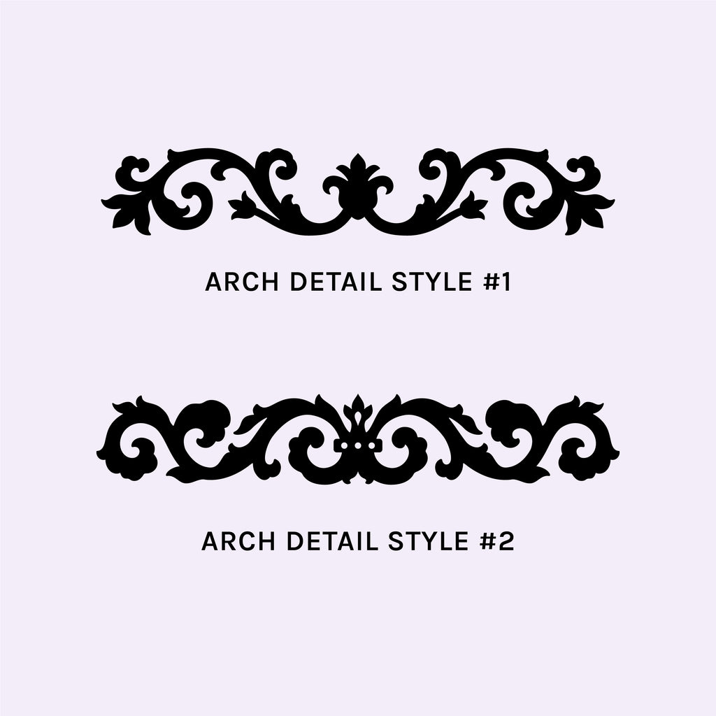 50cm Step Shelf Ornate Medieval Flat Pack Display Shelves