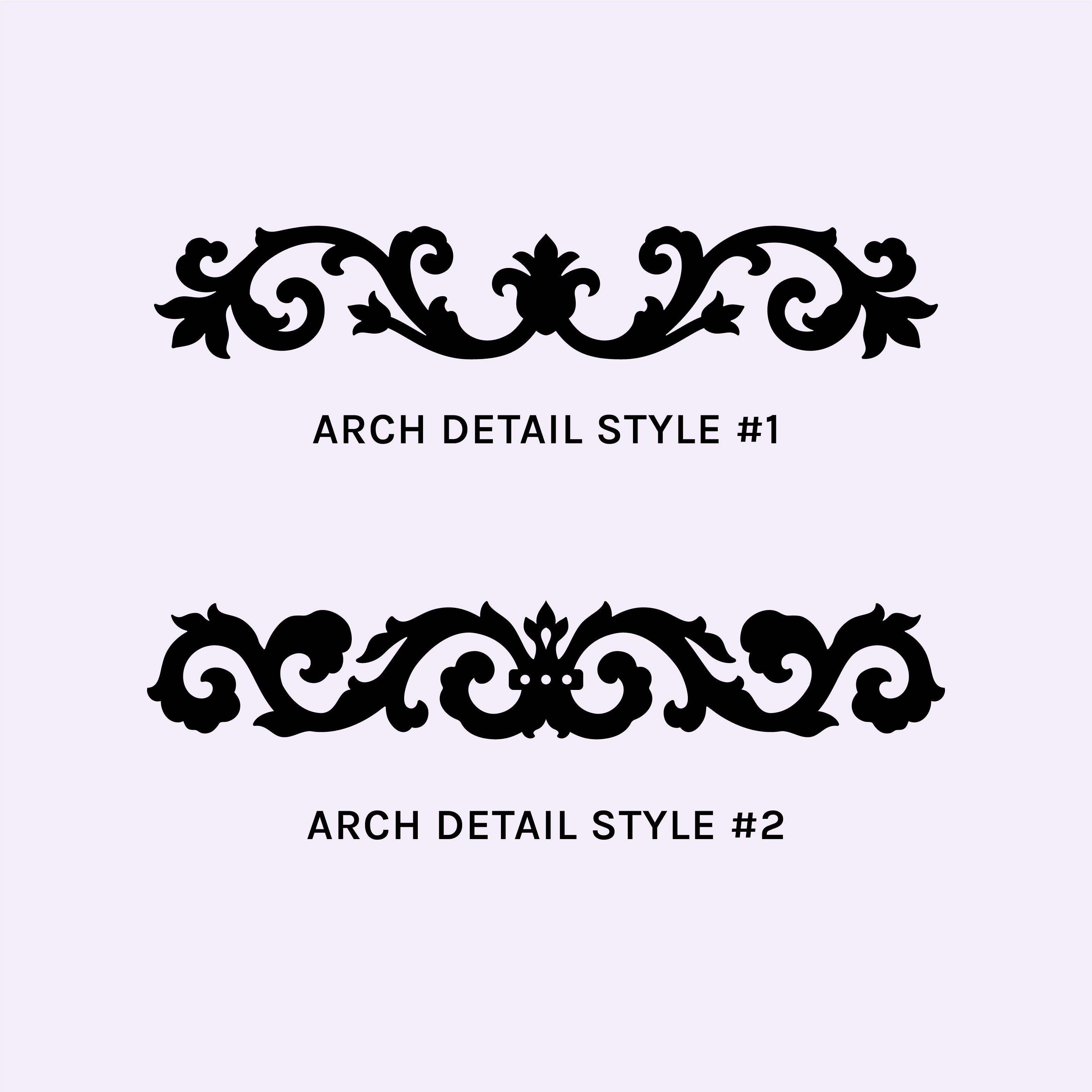 50cm Step Shelf Ornate Medieval Flat Pack Display Shelves