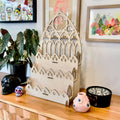 30cm Tall Back Gothic Cathedral Display Shelf for Market Stalls